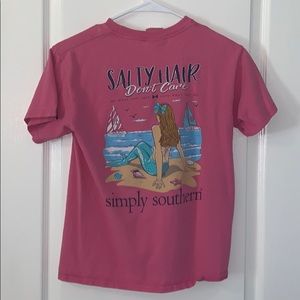 Girls Pink Simply Southern Shirt